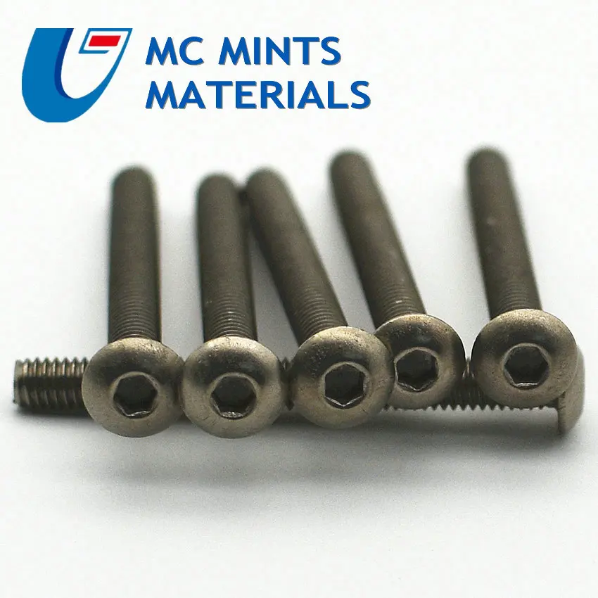 Титановый болт M6x10 12 15 20 25 30 35 40 45 50 55 60 мм болты Ti крепежные головки не полированные