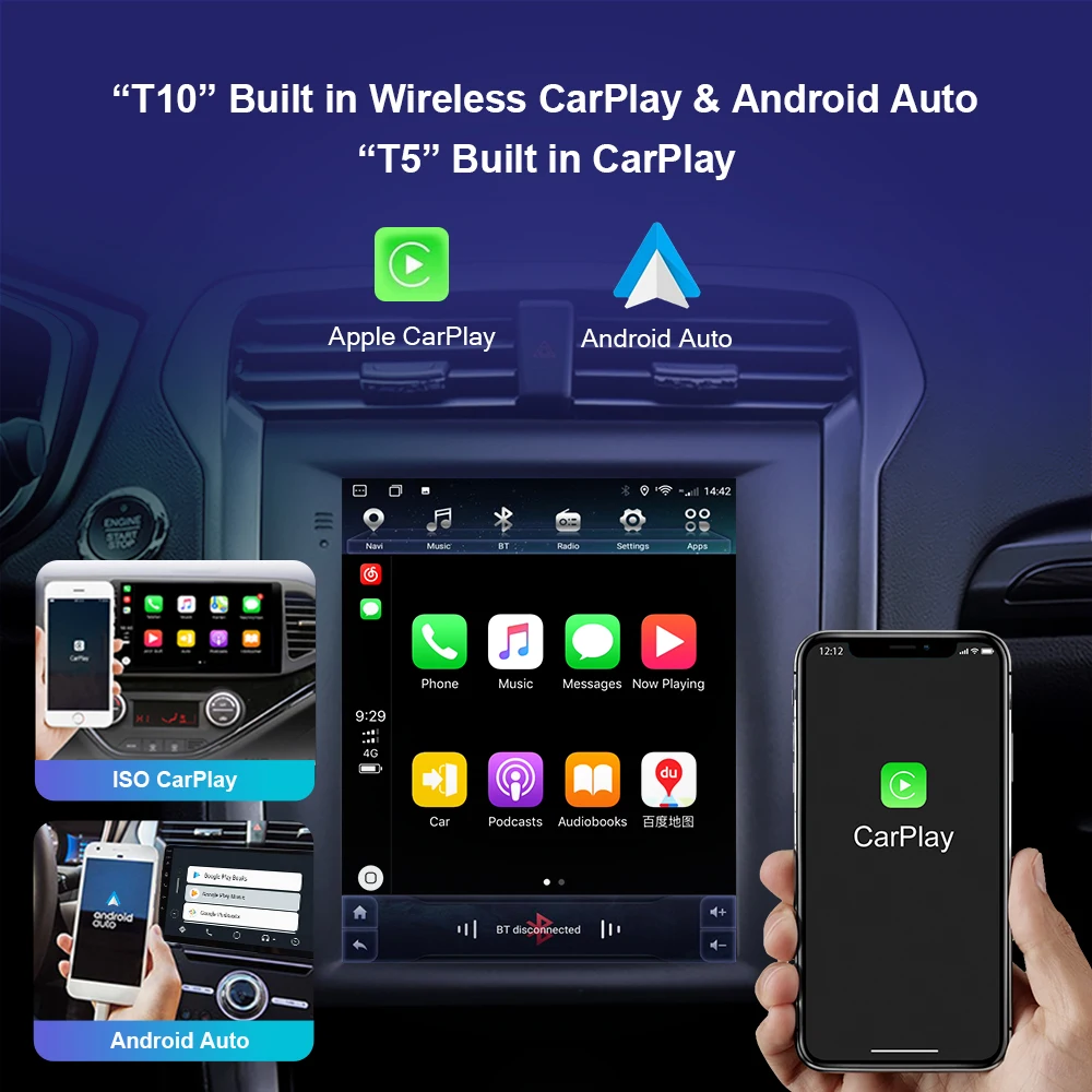 Автомагнитола для Ford Focus Mk 3 2012-2017 Android 10 9 7 дюйма мультимедийный видеоплеер