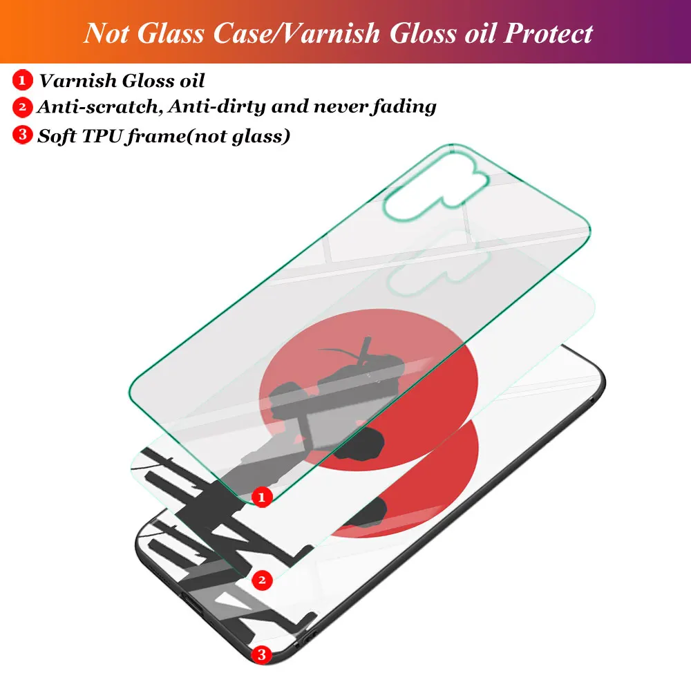 cartoon naruto animation for huawei p smart z plus 2019 p30 p20 pro p10 p9 p8 lite plus super bright black phone case free global shipping