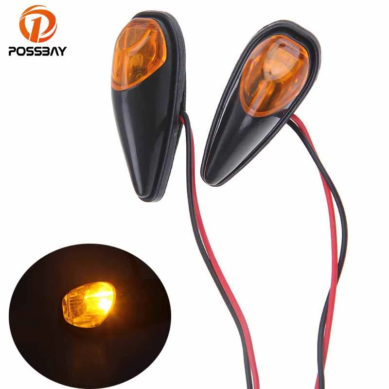 Винтасветильник специальные наклеенные фонари поворота POSSBAY для мотоциклов