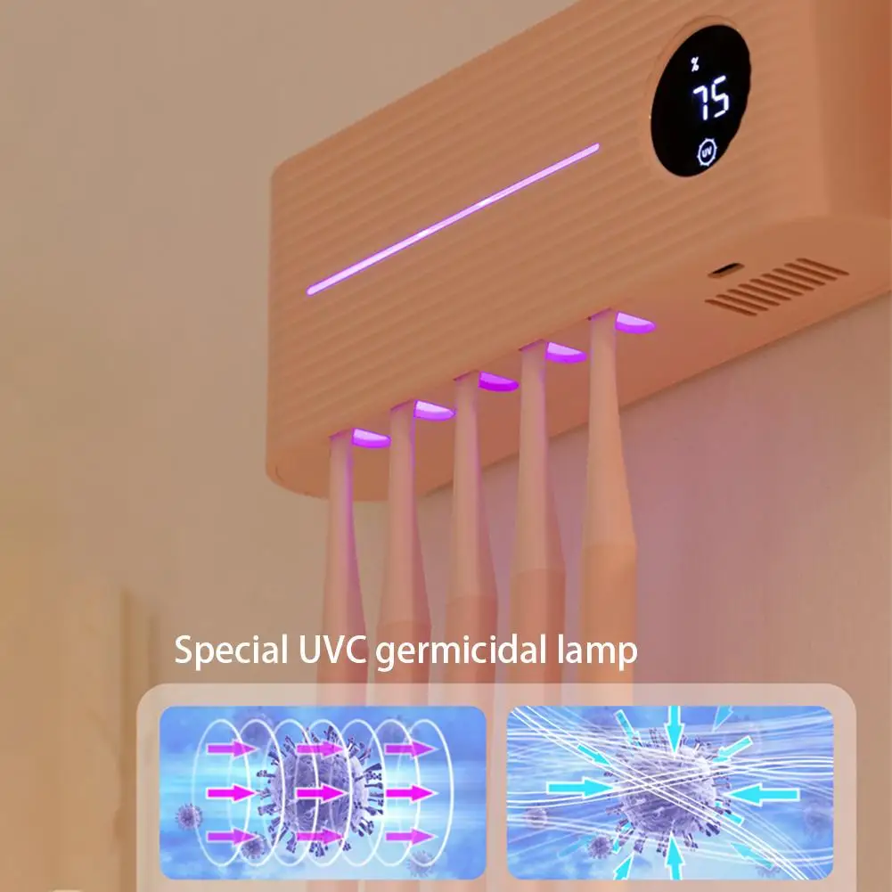 Умный дезинфицирующий стерилизатор зубной щетки с защитой от бактерий и