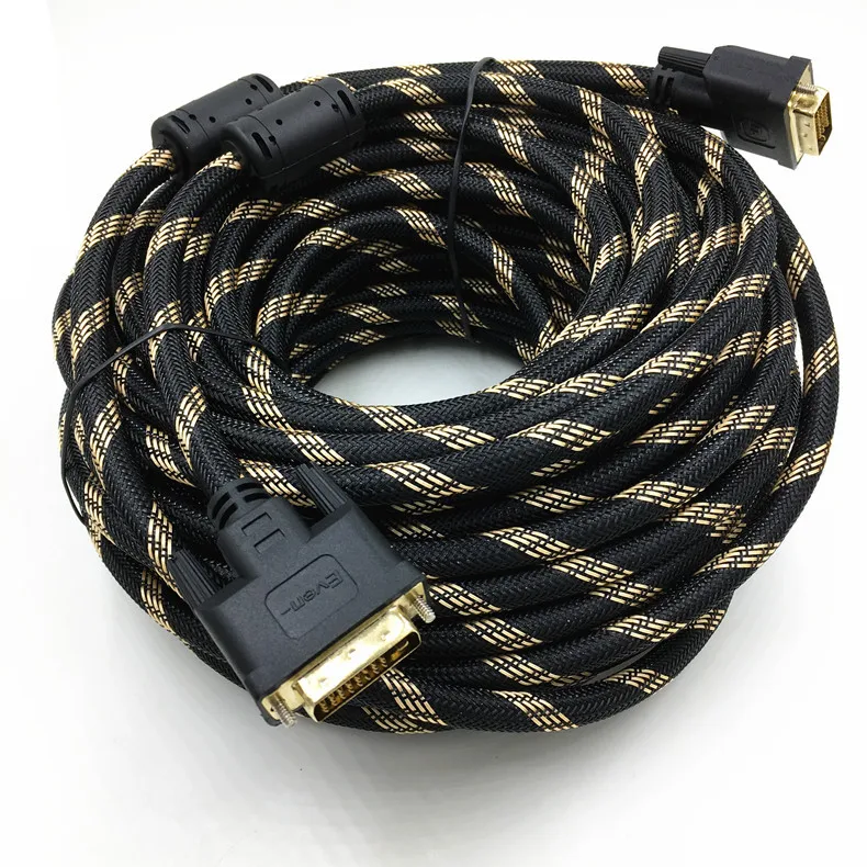 

High qualityVGA Cable Male to Male 15Pin Full HD 1920*1080P VGA3+6 Extension Cord Computer Cable 1.5m 3m 5m 10m 15m 20m