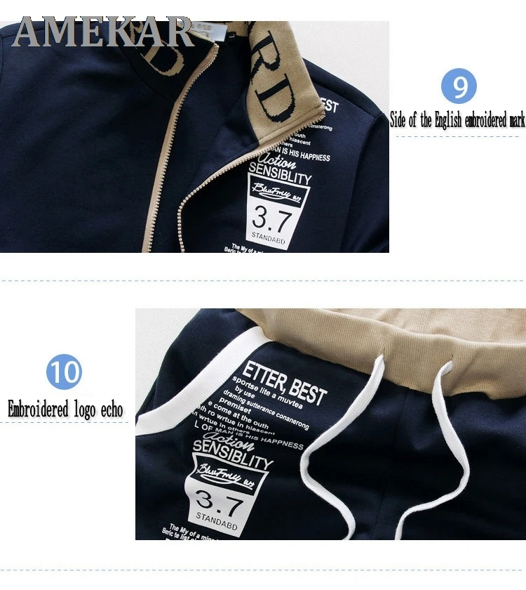 

Tracksuits Mens Set 2020 Summer Sportswear Men Shorts Set Short Sleeve Sweatshirt+Pants Sporting Suit Sweatsuit 2PC