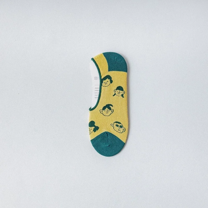 

Cartoon Women Socks Cookies Cotton Sock Lovely Ladies Colorful Unisex Ankle Casual Soft Sox Girls Spring Summer Trendy Skarpetki