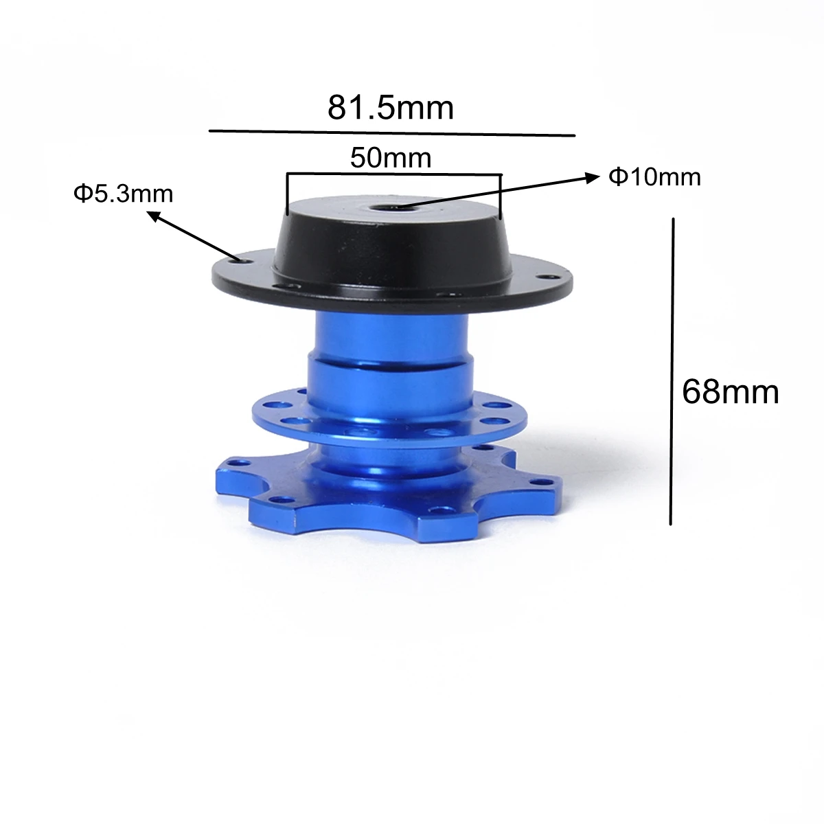 

New Arrival Car Steering Wheel Quick Release Hub Adapter Snap Off Boss Kit with Screws Brown