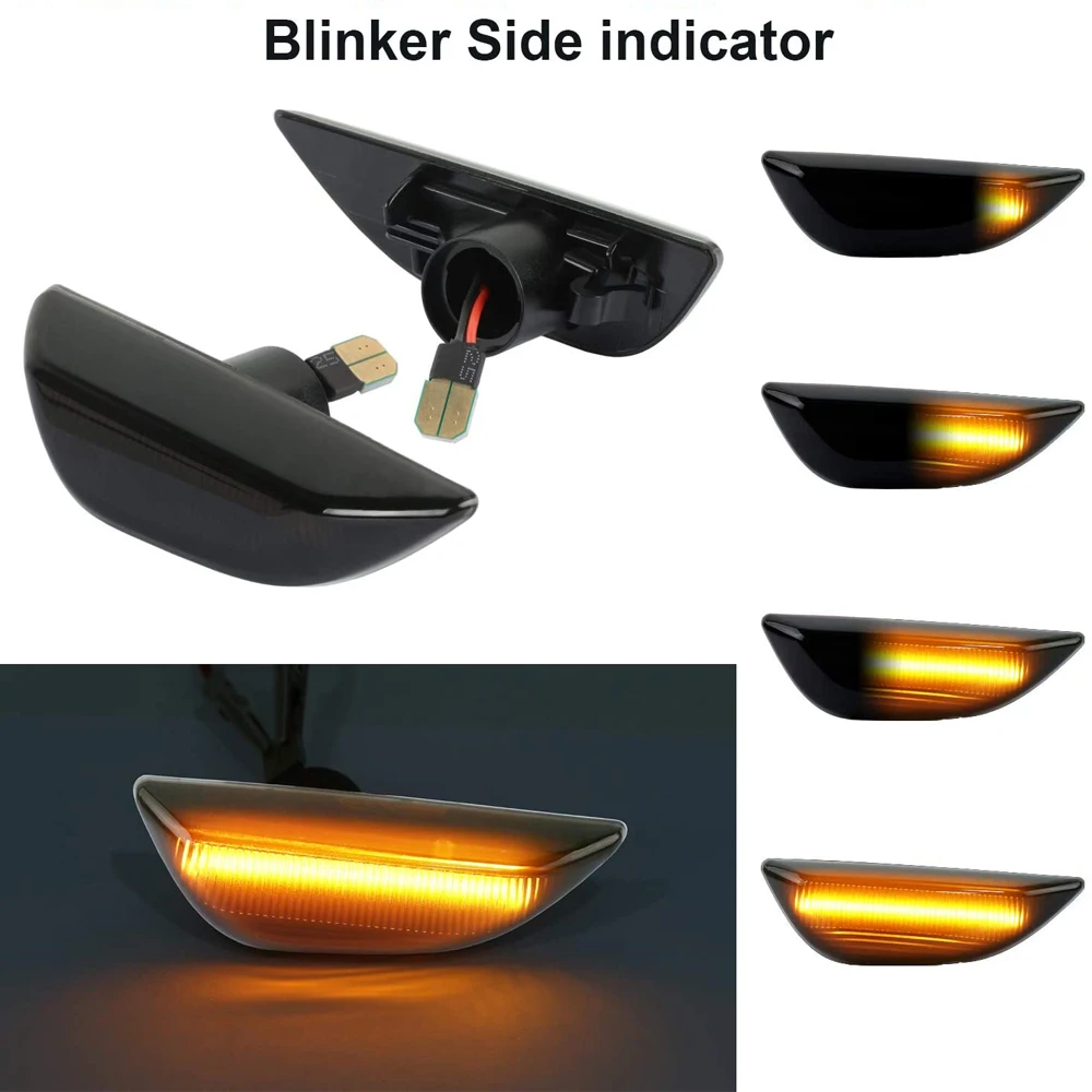 

Динамический светодиодный боковой габаритный мигалка указатель поворота светильник для Opel Mokka X 2012-2020 Для Chevrolet Trax 2013 ~ 2019 для Buick БИС 13-20