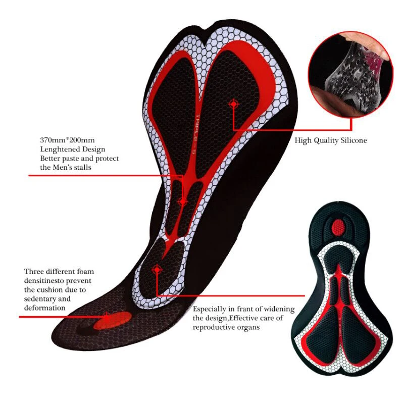 NEW Cycling Bib Shorts Men Culotte Ciclismo Hombre Bicicleta Highway Mountain Breathable Gel Pad | Спорт и развлечения