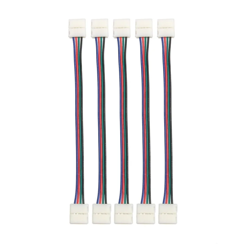 5/10 шт. коннектор для светодиодных плат 2Pin 3Pin 4Pin 8 мм 10 набор коннекторов 3528 5050