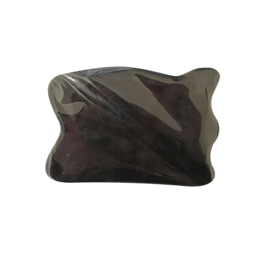 

Natural Horn Guasha Board Scraping Plate Massage Tool SPA Acupuncture Stone Scraper Handmade Body Massager