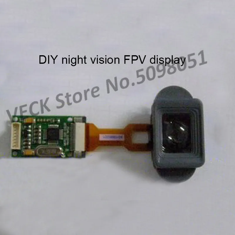 Монокуляр ночного видения полноцветный av сигнал вход DIY FPV дисплей видоискатель VR