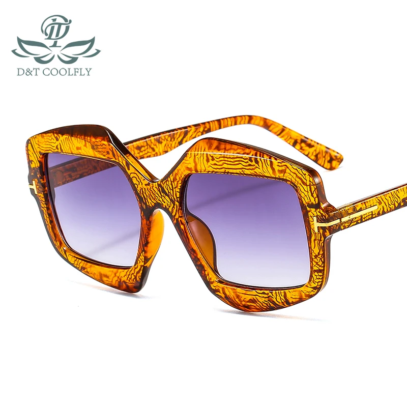 D & T 2020 nuovo arrivo Fashion Shield occhiali da sole Designer di marca lenti a colori di lusso montatura per PC occhiali da sole da donna Cool a prova di ultravioletti