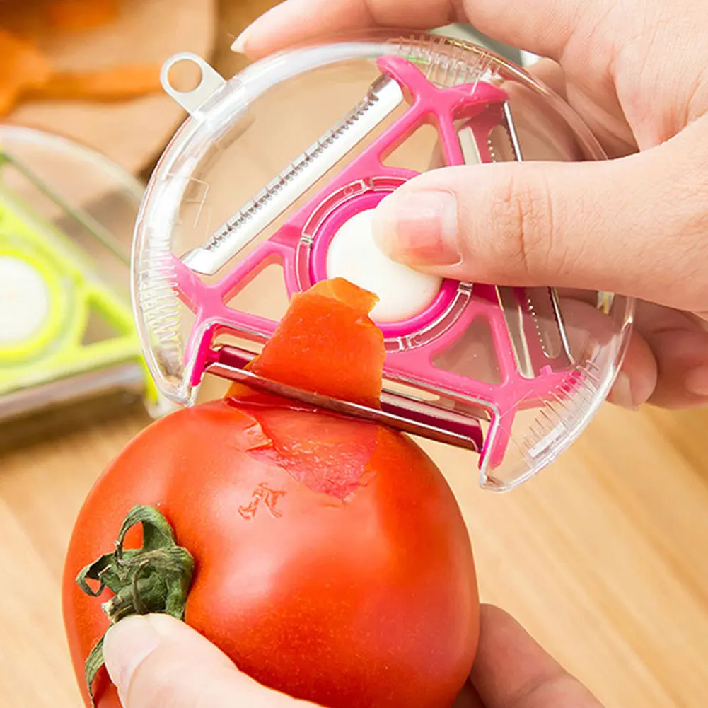 

Vegetable Peeler Stainless Steel Peeler Sharp Blade for Fruits 3 in 1 Peeler Rotary, Potatoes and Carrots for House
