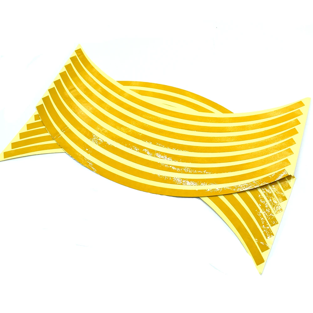 Стайлинг мотоцикла Ступица колеса шины Светоотражающая наклейка на машину