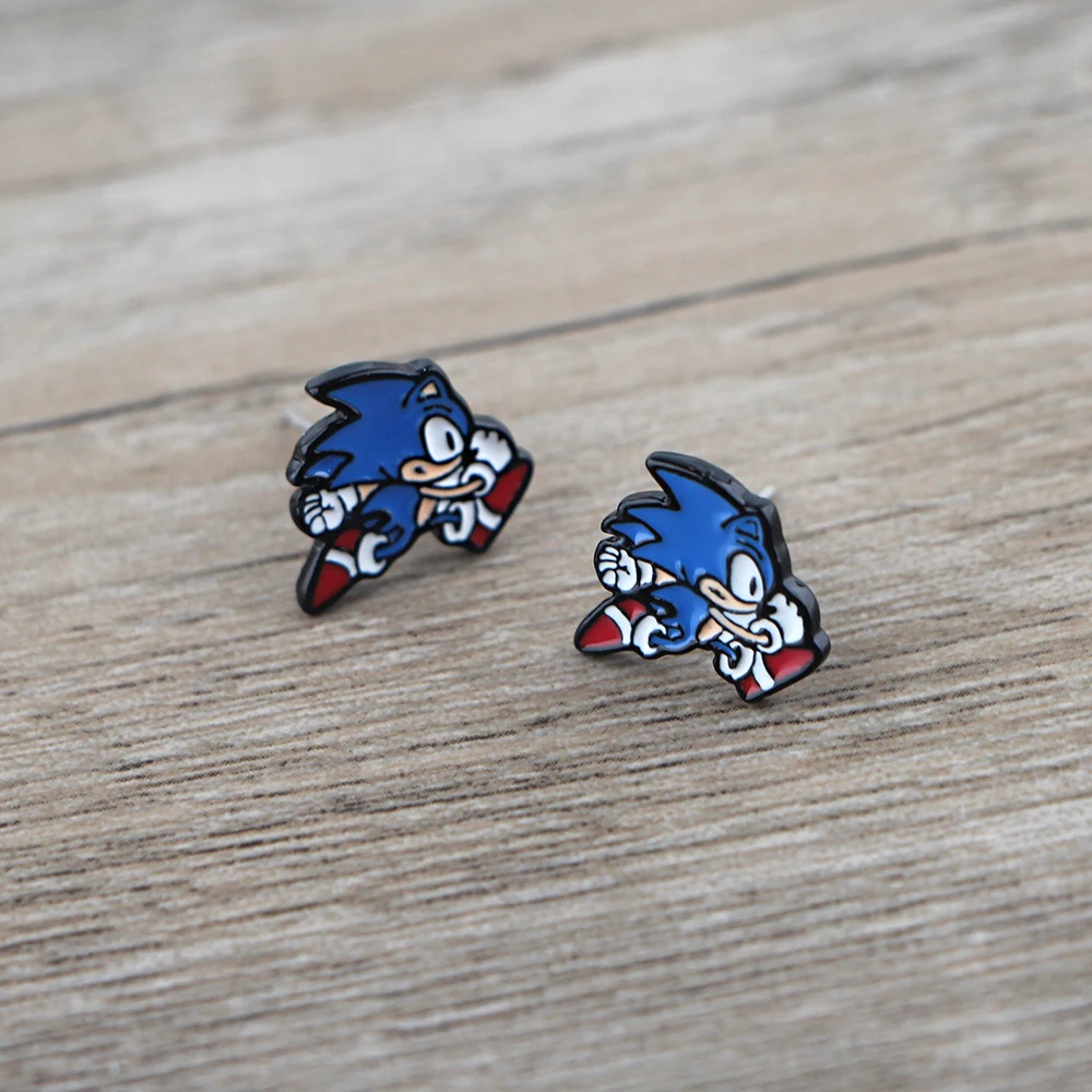 

HJ373 New Cute Animal Hedgehog Stainless Steel Earrings for Women 2020 stud Enamel Jewelry Kids Gifts Girls