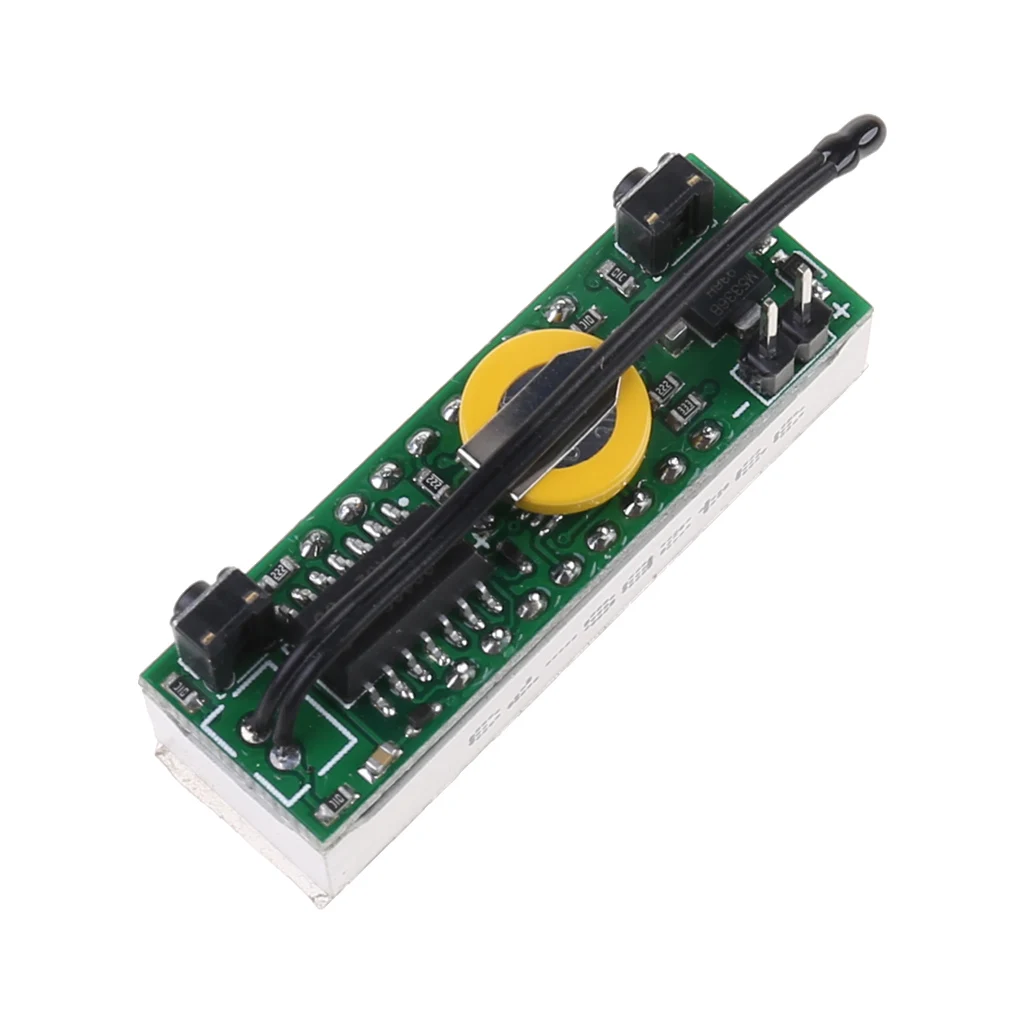 Цифровой светодиодный Автомобиль Электронные часы время температура напряжение