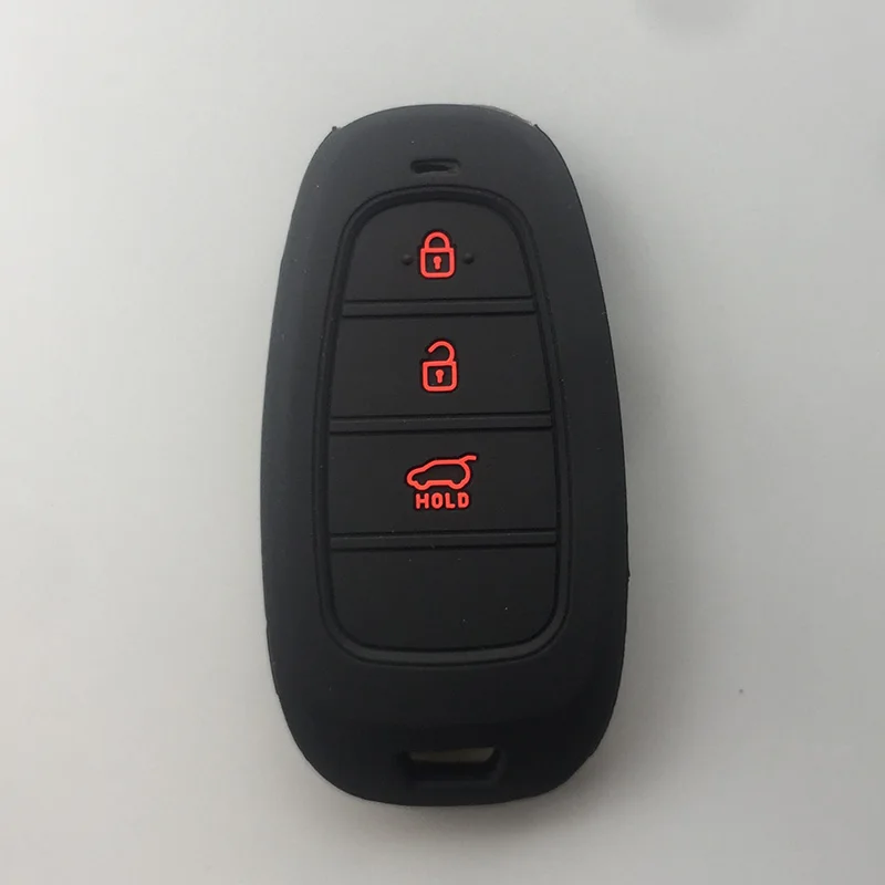 Силиконовый чехол для автомобильного ключа Hyundai Sonata Tucson 2021 2020 2019 3 кнопки