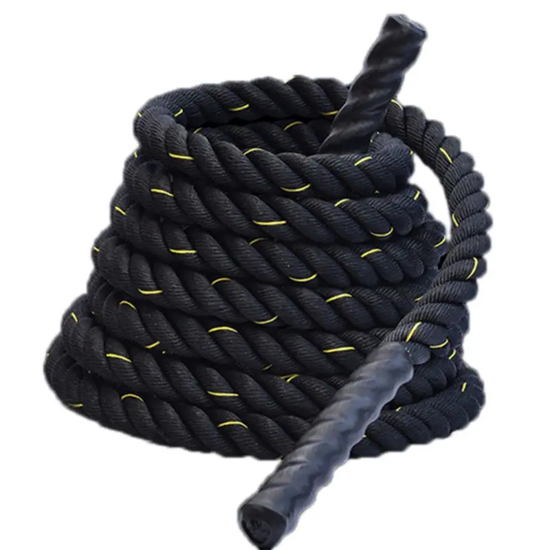 

2.8m* 25mm Heavy Jump Rope Crossfit Weighted Battle Skipping Ropes Power Improve Strenght Training Fitness Home Gym Equipment