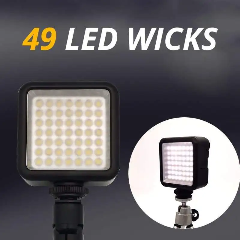 

3D Video Fill Light LED Mini Flash Fill Light Bright LED Video Light Lamp Suitable For Mobile Phone