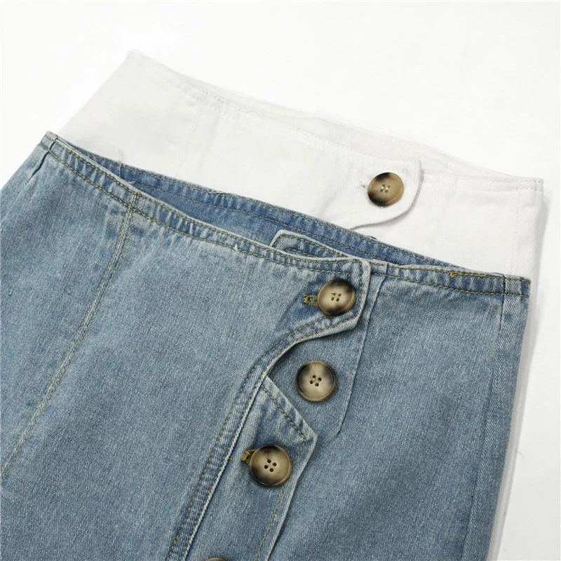 Весенне-осенняя юбка 2019 корейская женская модная юбки с высокой талией дикая