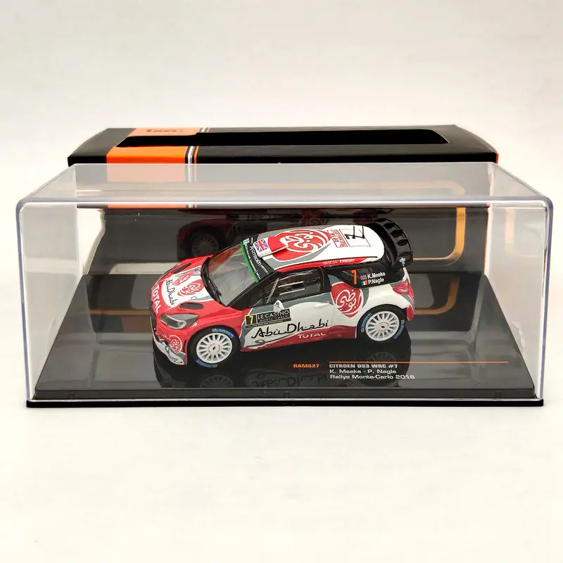 IXO 1:43 для Citroen DS3 WRC #7 Ралли Монте Карло 2016 RAM627 лимитированная модель автомобильные