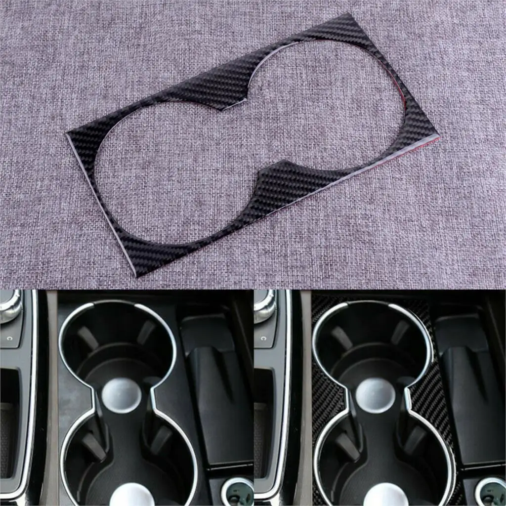 DWCX углеродное волокно текстура подстаканник панель отделка крышка рамка