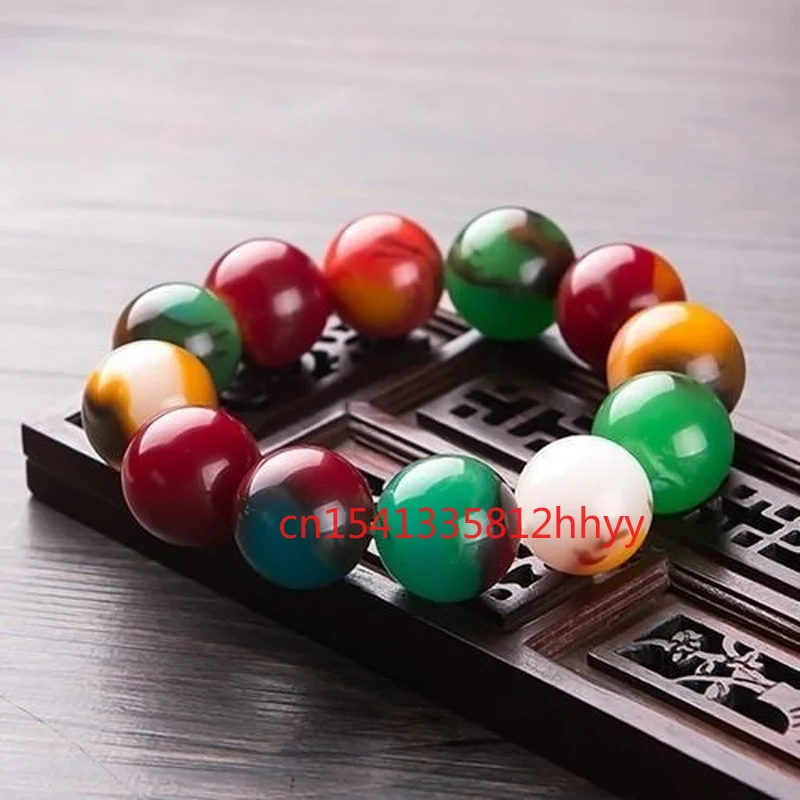

Hot Selling New Colorful Jade Bracelet Charm Jewellery Hand-Carved Bracelet for Women Men Fashion Accessories