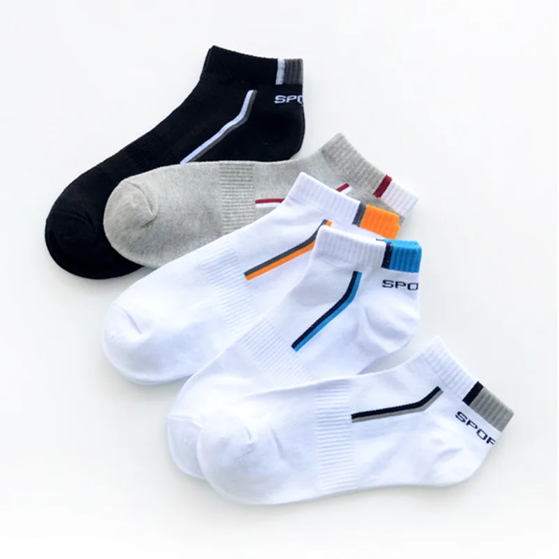 

Men Socks Stretchy Shaping Teenagers Short Sock Suit for All Season Non-slip Durable Male Socks Hosiery