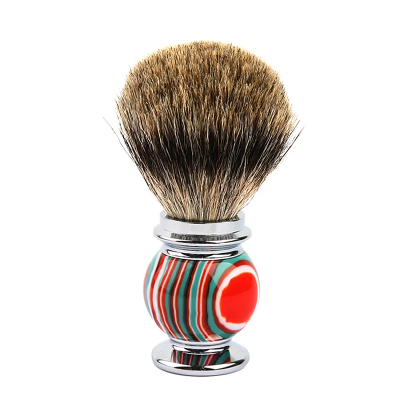 Щетка для бритья из цинкового сплава и искусственных цветов|Помазок| |