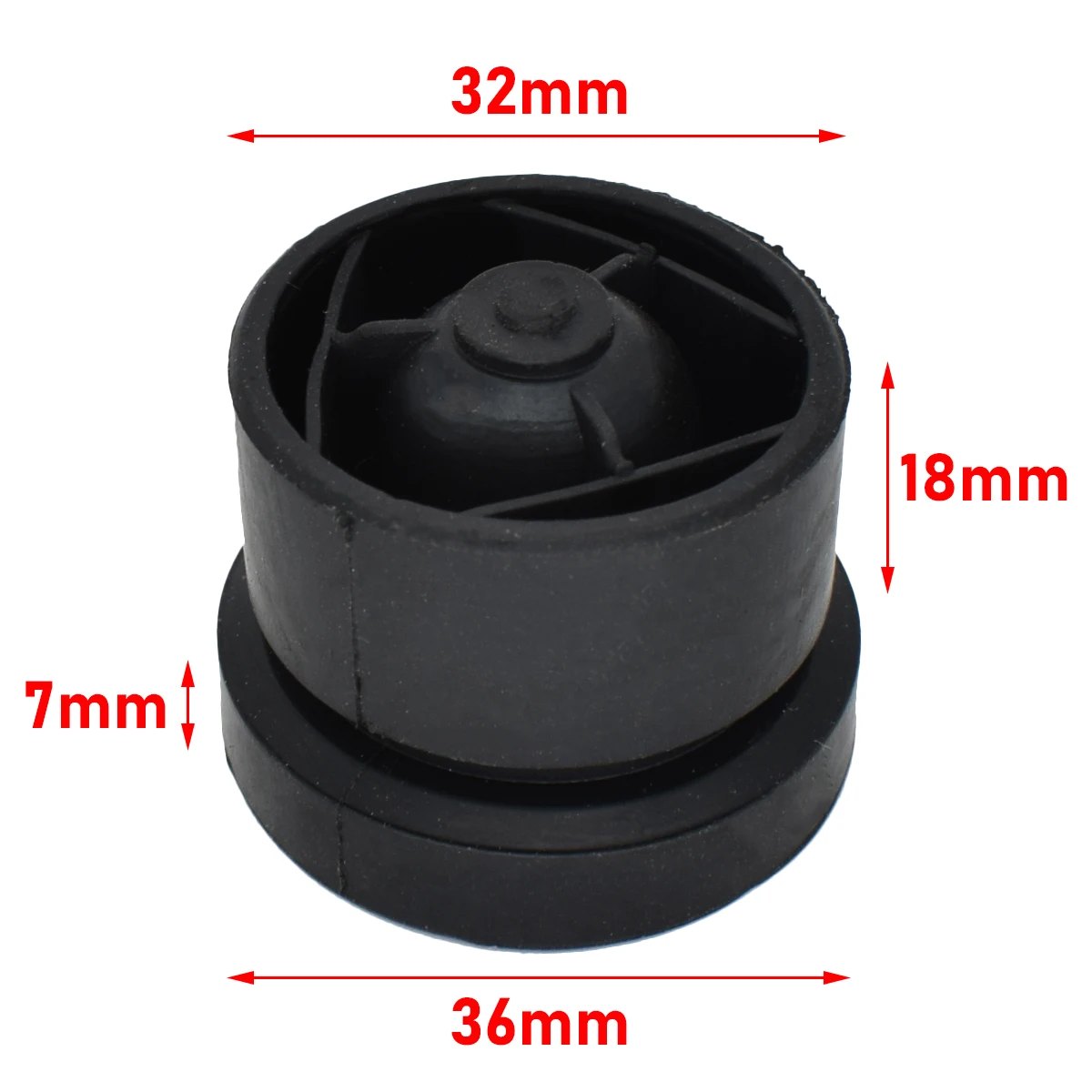 4Pcs Engine Cover Grommet Rubber Buffer Bumper Pad Mounting Stop Jounce Bush Protective For Audi VW Polo Passat CC Touareg Skoda |