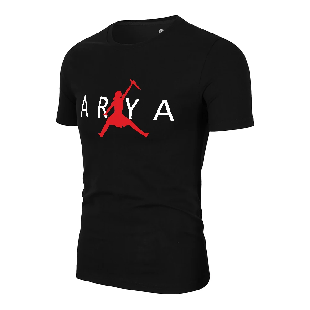 Футболка с надписью Dracarys футболка Arya Старк Not Today летняя мужская крутая модная