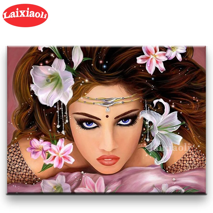 

Алмазная вышивка "Лилии", 5D, для домашнего декора