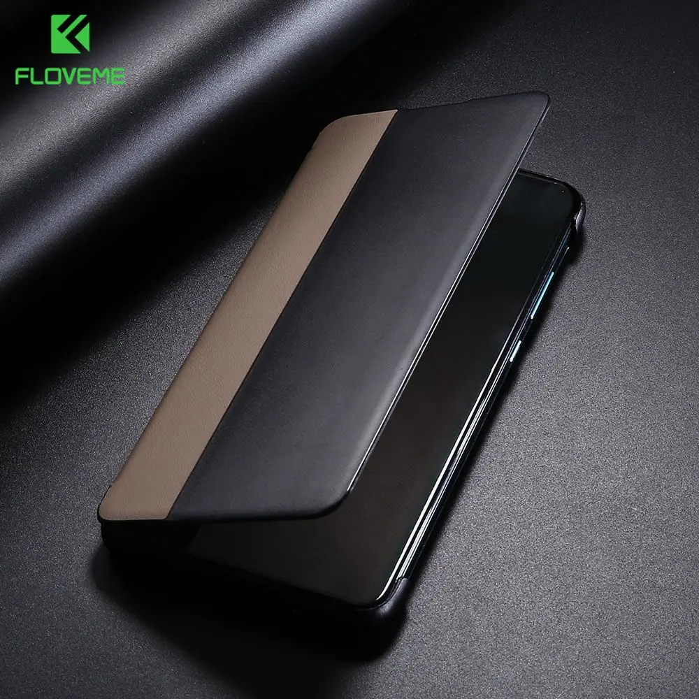 FLOVEME умный кожаный флип чехол для телефона huawei P10 P20 P30 Pro mate 10 20 30 20X Plus RS