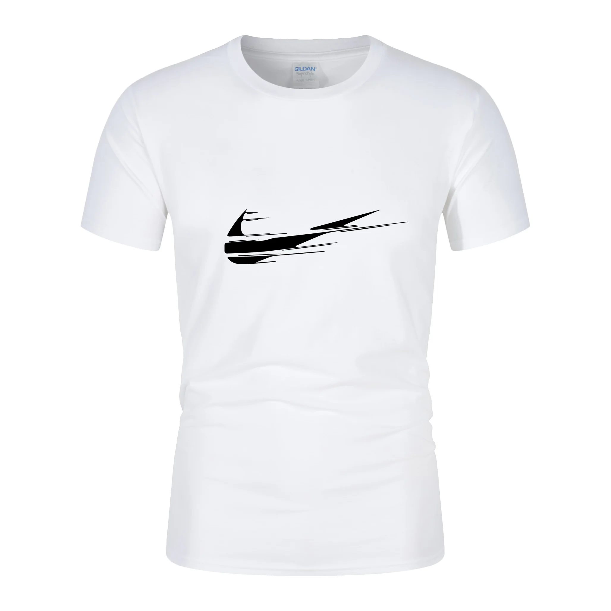 

2021 Summer Cartoon Clothing Fitness Running T-Shirt Men's Women's O-Neck T-Shirt Cotton Sports Shirt Top Gym Men's T-Shirt