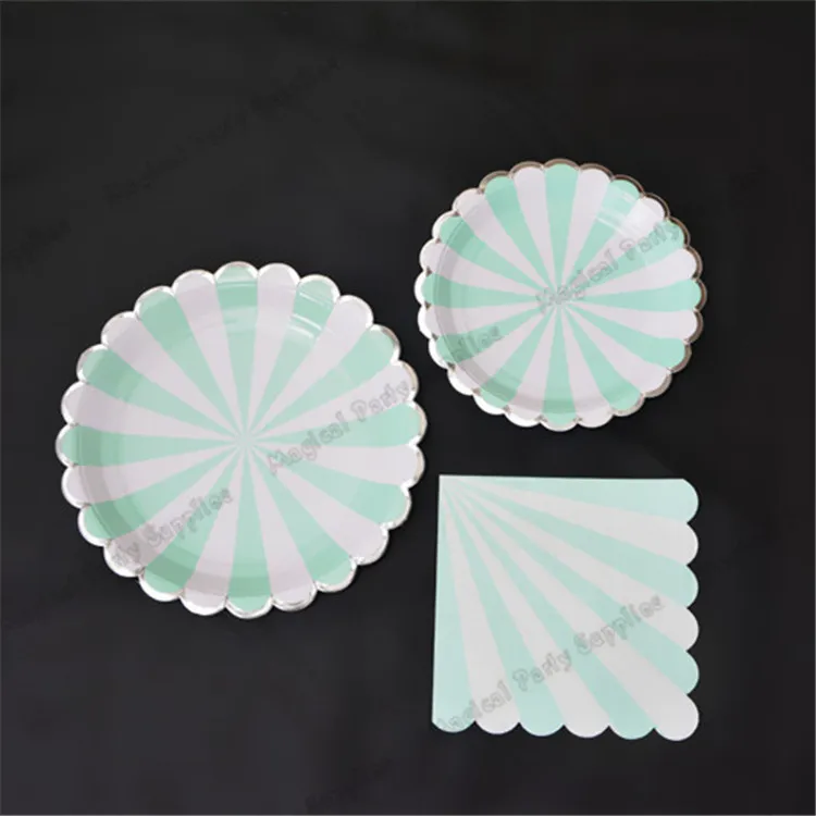 8 комплектов мятно синяя и серебряная фольга|mint blue|decorative decorativedecoration wedding |