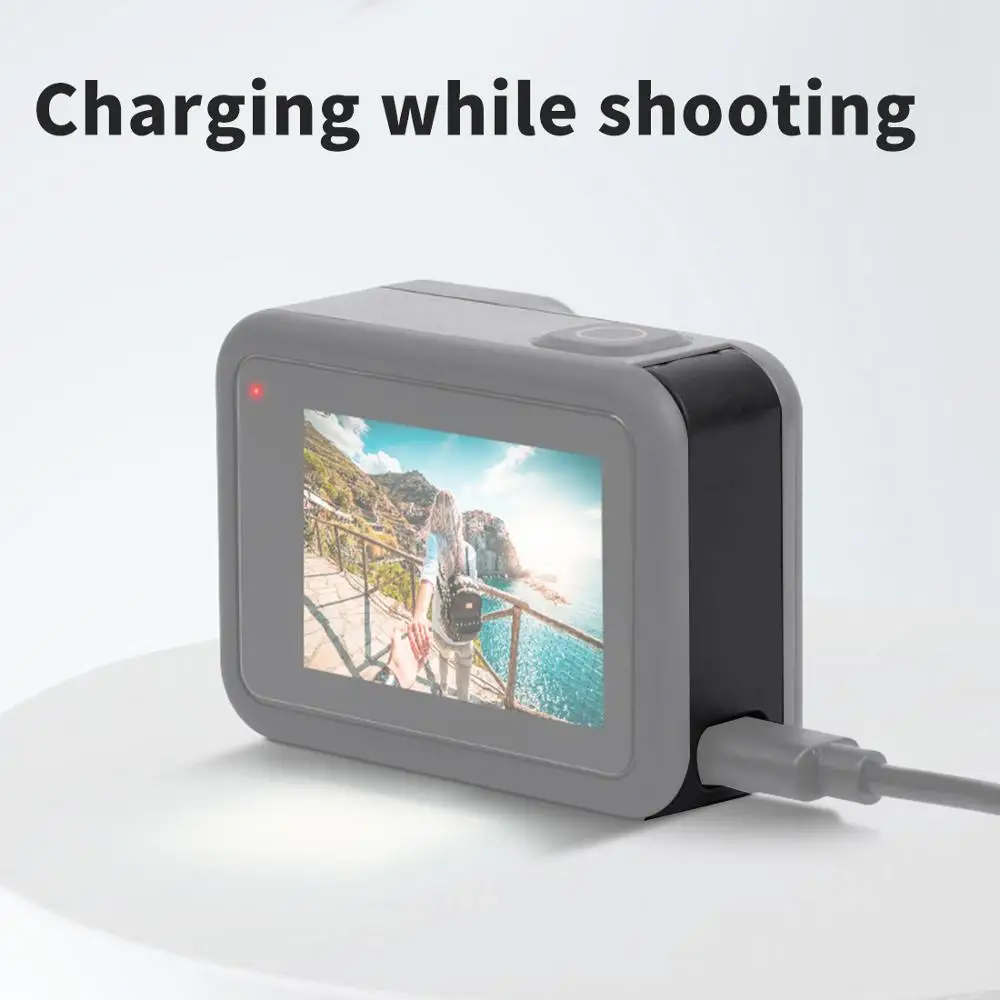 BGNing ABS аккумуляторная батарея боковая крышка для Gopro Hero 8 черная камеры защитный