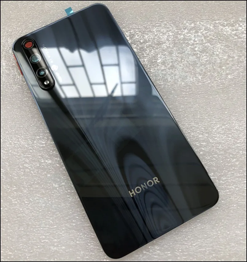 Новое оригинальное закаленное стекло задняя крышка для huawei Honor 20S Запасные части задняя крышка батарейного отсека Корпус+ рамка для камеры