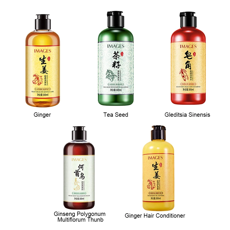 

Ginseng Polygonum Multiflorum Thunb Saponaria Tea Seed Hair Care Gentle Nourishing Extract Plant Essence Anti-dandruff Shampoo