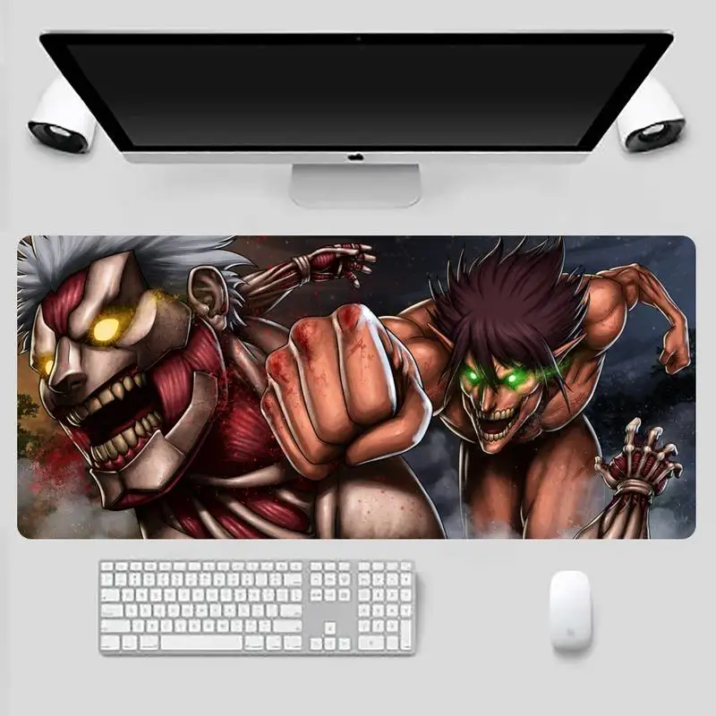 

Ackerman Attack Titan anime Office Mice Gamer Soft Mouse Pad 1Desk Table Protect Game Office Work Mouse Mat pad X XL mouse pad