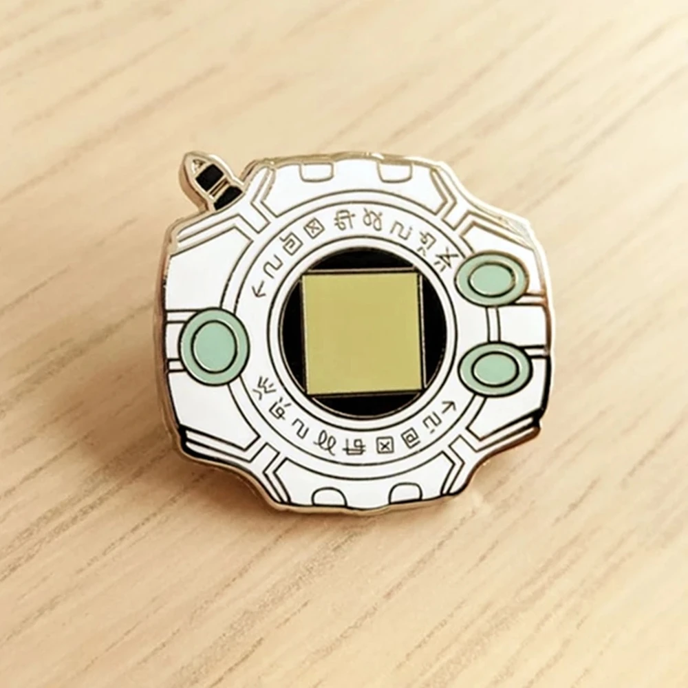 

Digimon Adventure Digivice Enamel Pins Cartoon Lapel Pin Jacket Jeans Badge Brooch Anime Fans Fashion Accessories