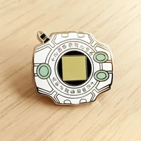digimon adventure digivice enamel pins cartoon lapel pin jacket jeans badge brooch anime fans fashion accessories