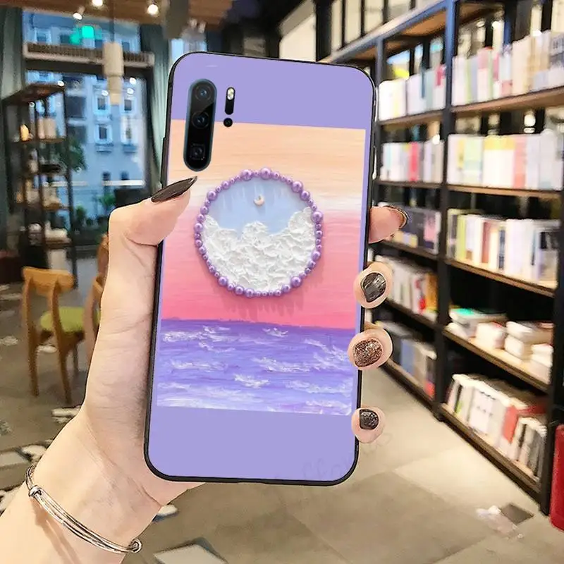 

Creative three-dimensional oil painting Phone Case Funda For Huawei P9 P10 P20 P30 Lite 2016 2017 2019 plus pro P smart