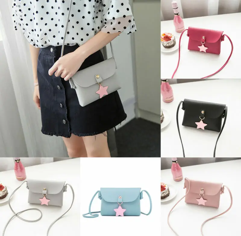 Модная Звездная Женская мини сумка через плечо Повседневная сумка-мессенджер