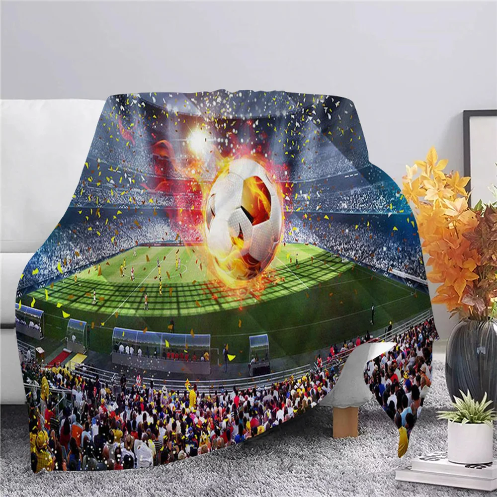 

Mode Fußball Flanell Decke 3D Druck Decke Couch Werfen Decke Bett Couch Weiche Decke Bettdecke Home Textile Decor