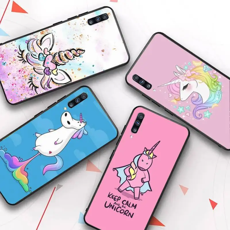 

unicorn cartoon funny Horse Phone Case for Samsung Galaxy A51 30s a71 Soft Silicone Cover for A21s A70 10 A30 Capa