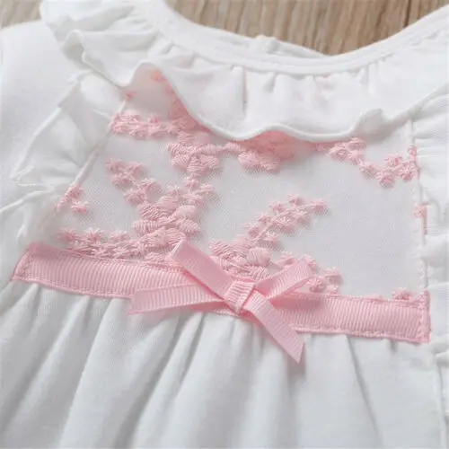 

0-12MPrincess Baby Girl Clothes Set Newborn Girls Long Sleeve Ruffles Rompers + Hats 2pcs Clothing Sets Infant Jumpsuit