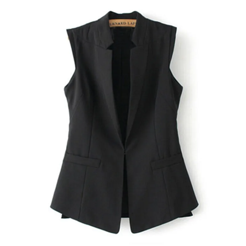 Женский короткий жилет настраиваемый размер куртка без рукавов Модный