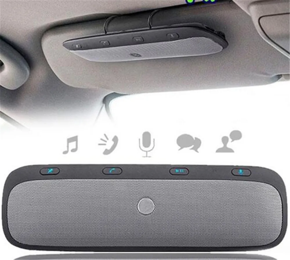 Car Sun Visor Wireless Bluetooth Vehicle Speakerphone Sunscreen Shade For Smartphone Hands-free Speaker | Автомобили и мотоциклы