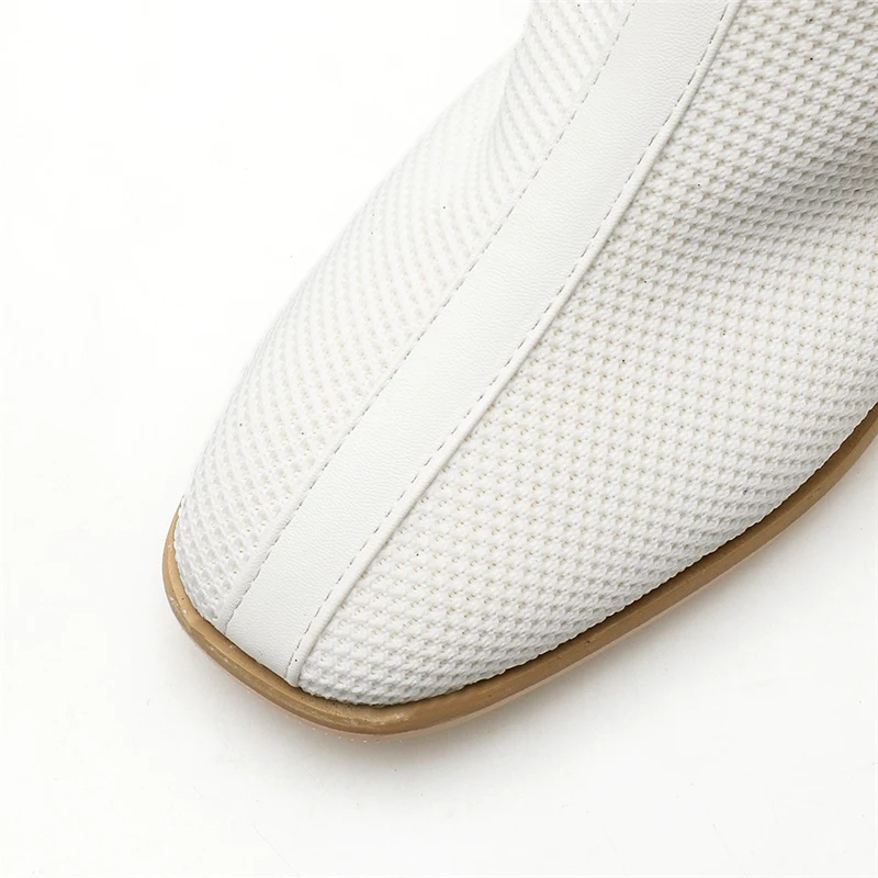 2019 модный великолепный дизайн Для женщин 5 см высокие каблуки носки Фетиш ботинки