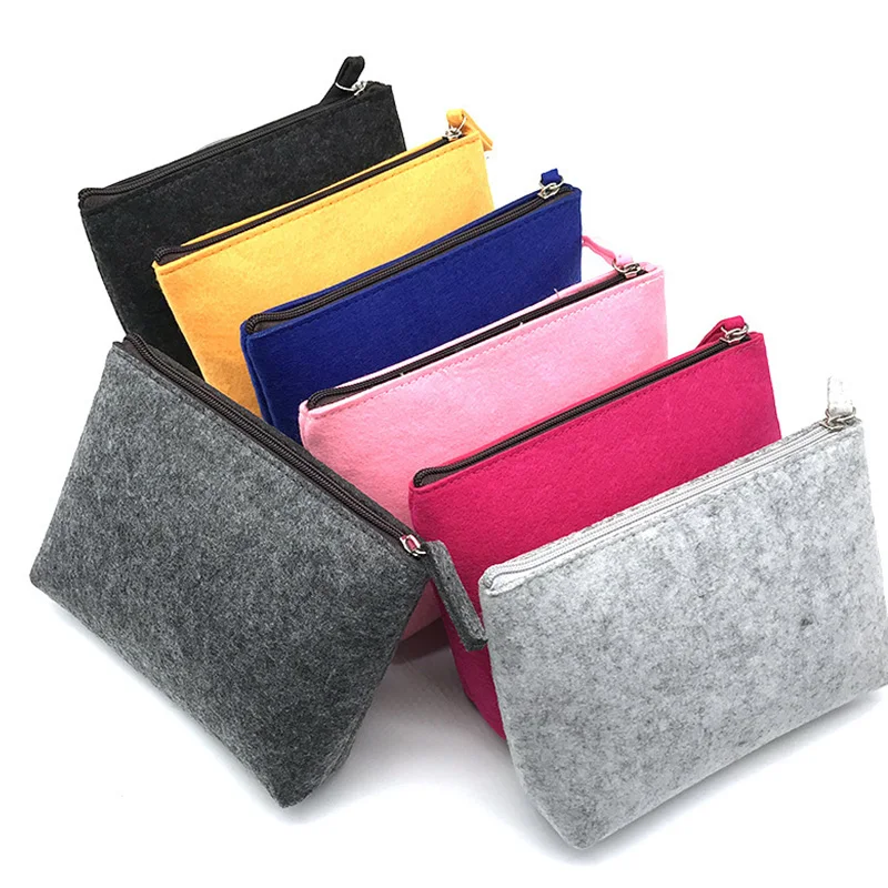 

Travel Gadget Organizer Bag Felt storage bag Portable Digital Cable Storage Bag Carrying Case Pouch for USB Power Storage Bag