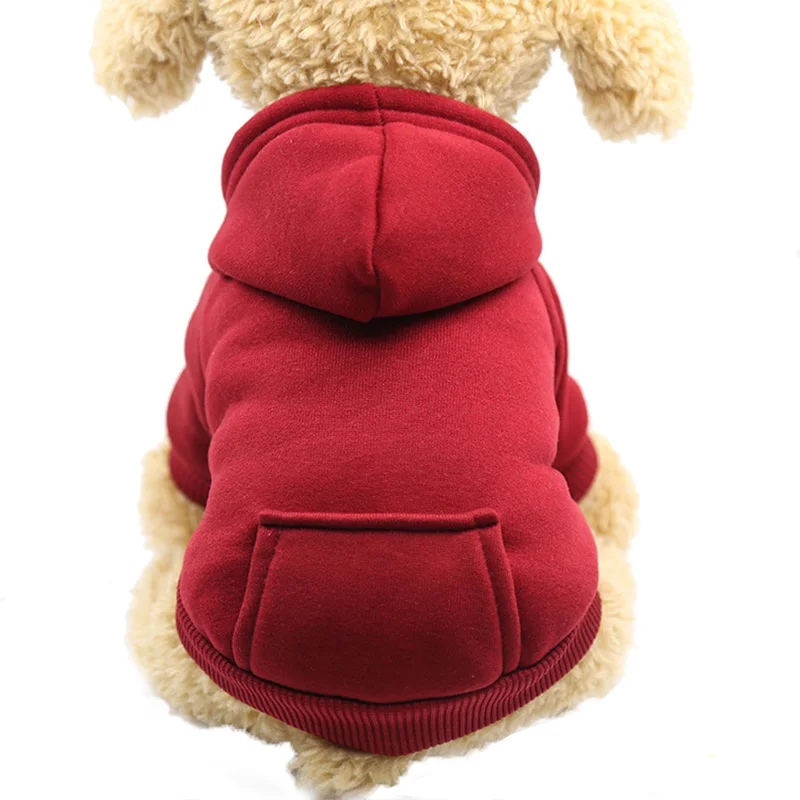 Pawstrip зимняя одежда для собак 6 цветов теплая толстовка щенка мягкая флисовая